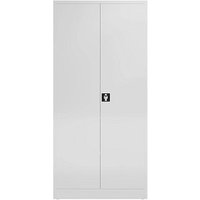 ClassiX Putzmittelschrank X-545547 signalweiß 92,0 x 42,0 x 194,5 cm, aufgebaut von ClassiX