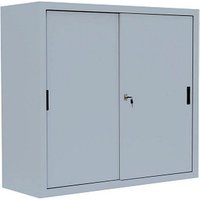 LÜLLMANN Schiebetürenschrank, 550140 lichtgrau 2 Fachböden 120,0 x 45,0 x 109,0 cm von LÜLLMANN