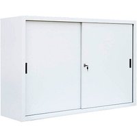 LÜLLMANN Schiebetürenschrank, 550157 signalweiß 2 Fachböden 160,0 x 45,0 x 109,0 cm von LÜLLMANN