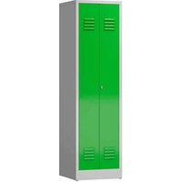 ClassiX Spind gelbgrün, lichtgrau X-510705, 1 Schließfach 50,0 x 50,0 x 180,0 cm ClassiX Spind gelbgrün, lichtgrau X-510705, 1 Schließfach 50,0 x 50,0 x 180,0 cm von ClassiX