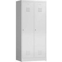 ClassiX Spind lichtgrau X-515120, 2 Schließfächer 80,0 x 50,0 x 180,0 cm ClassiX Spind lichtgrau X-515120, 2 Schließfächer 80,0 x 50,0 x 180,0 cm von ClassiX