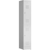 ClassiX Spind lichtgrau X-520210, 2 Schließfächer 31,0 x 50,0 x 180,0 cm ClassiX Spind lichtgrau X-520210, 2 Schließfächer 31,0 x 50,0 x 180,0 cm von ClassiX