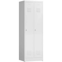 ClassiX Spind signalweiß X-510127, 2 Schließfächer 59,0 x 50,0 x 180,0 cm ClassiX Spind signalweiß X-510127, 2 Schließfächer 59,0 x 50,0 x 180,0 cm von ClassiX