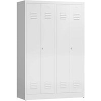 ClassiX Spind signalweiß X-510447, 2 Schließfächer 118,5 x 50,0 x 180,0 cm ClassiX Spind signalweiß X-510447, 2 Schließfächer 118,5 x 50,0 x 180,0 cm von ClassiX