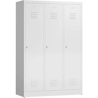 ClassiX Spind signalweiß X-515137, 3 Schließfächer 118,5 x 50,0 x 180,0 cm ClassiX Spind signalweiß X-515137, 3 Schließfächer 118,5 x 50,0 x 180,0 cm von ClassiX