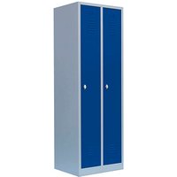 LÜLLMANN Spind enzianblau, lichtgrau 510121, 2 Schließfächer 60,0 x 50,0 x 180,0 cm LÜLLMANN Spind enzianblau, lichtgrau 510121, 2 Schließfächer 60,0 x 50,0 x 180,0 cm von LÜLLMANN