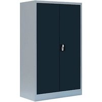 LÜLLMANN Stahlschrank 530298 anthrazit, lichtgrau 80,0 x 38,3 x 120,0 cm, aufgebaut von LÜLLMANN