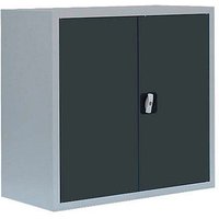 LÜLLMANN Stahlschrank 530308 anthrazit, lichtgrau 80,0 x 38,3 x 75,0 cm, aufgebaut von LÜLLMANN