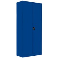 LÜLLMANN Stahlschrank 530333 enzianblau 80,0 x 38,3 x 180,0 cm, aufgebaut von LÜLLMANN