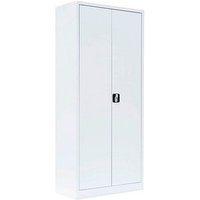 LÜLLMANN Stahlschrank 530337 signalweiß 80,0 x 38,3 x 180,0 cm, aufgebaut von LÜLLMANN