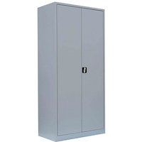 LÜLLMANN Stahlschrank 530340 lichtgrau 92,5 x 42,2 x 195,0 cm, aufgebaut von LÜLLMANN