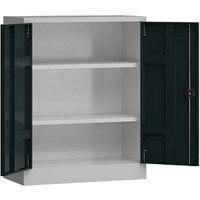 ClassiX Stahlschrank X-530318 anthrazit, lichtgrau 80,0 x 38,0 x 100,0 cm, aufgebaut von ClassiX