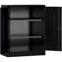 ClassiX Stahlschrank X-530319 tiefschwarz 80,0 x 38,0 x 100,0 cm, aufgebaut von ClassiX