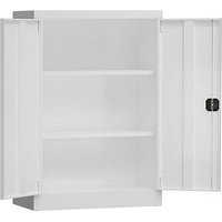 ClassiX Stahlschrank X-530327 signalweiß 92,0 x 42,0 x 120,0 cm, aufgebaut von ClassiX