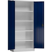 ClassiX Stahlschrank X-530331 enzianblau, lichtgrau 80,0 x 38,0 x 180,0 cm, aufgebaut ClassiX Stahlschrank X-530331 enzianblau, lichtgrau 80,0 x 38,0 x 180,0 cm, aufgebaut von ClassiX