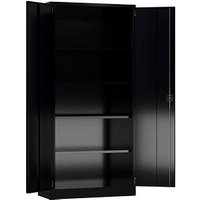 ClassiX Stahlschrank X-530349 tiefschwarz 92,0 x 42,0 x 194,5 cm, aufgebaut ClassiX Stahlschrank X-530349 tiefschwarz 92,0 x 42,0 x 194,5 cm, aufgebaut von ClassiX