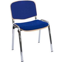 LÜLLMANN Stapelstuhl 225481 blau Stoff, 1 St. von LÜLLMANN