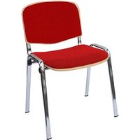 LÜLLMANN Stapelstuhl 225483 rot Stoff, 1 St. von LÜLLMANN