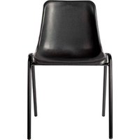 LÜLLMANN Stapelstuhl Basic 230050 schwarz Kunststoff, 1 St. von LÜLLMANN