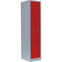 LÜLLMANN Z-Spind feuerrot, lichtgrau 525104, 2 Schließfächer 41,5 x 50,0 x 180,0 cm LÜLLMANN Z-Spind feuerrot, lichtgrau 525104, 2 Schließfächer 41,5 x 50,0 x 180,0 cm von LÜLLMANN