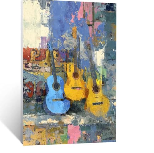 Abstrakt Malen Nach Zahlen Erwachsene, Malen nach Zahlen auf Leinwand mit Pinsel und Acrylfarben 55 x 40 CM DIY Basteln Erwachsene Leinwand Bilder Gitarre für Wanddeko Wohnzimmer Geschenke LSJ-6549 Abstrakt Malen Nach Zahlen Erwachsene, Malen nach Zahlen auf Leinwand mit Pinsel und Acrylfarben 55 x 40 CM DIY Basteln Erwachsene Leinwand Bilder Gitarre für Wanddeko Wohnzimmer Geschenke LSJ-6549 von LUESSJAO