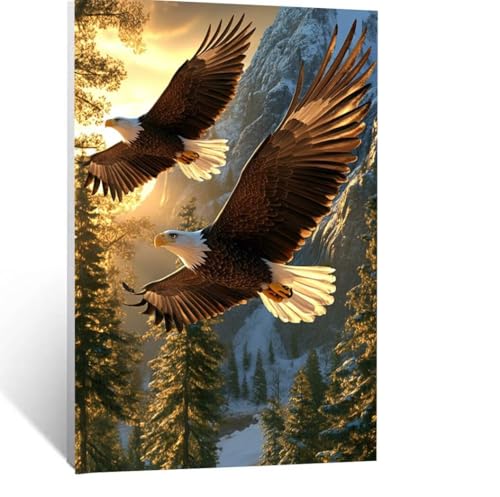 Adler Malen Nach Zahlen Erwachsene, Malen nach Zahlen auf Leinwand mit Pinsel und Acrylfarben 150 x 100cm DIY Basteln Erwachsene Leinwand Bilder Tier für Deko Wohnzimmer Geschenke für Frauen LSJ-5808 Adler Malen Nach Zahlen Erwachsene, Malen nach Zahlen auf Leinwand mit Pinsel und Acrylfarben 150 x 100cm DIY Basteln Erwachsene Leinwand Bilder Tier für Deko Wohnzimmer Geschenke für Frauen LSJ-5808 von LUESSJAO