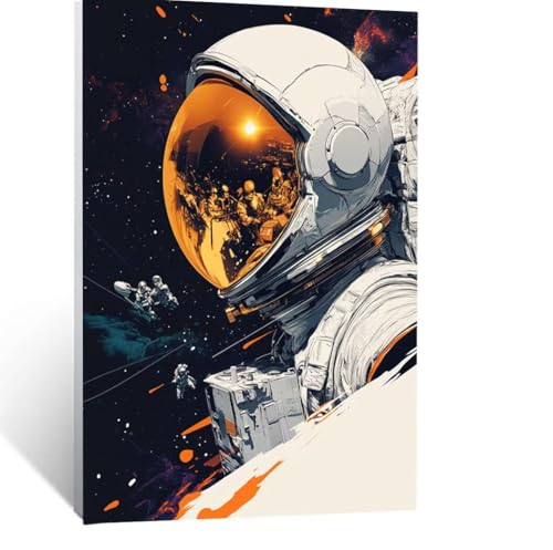 Astronaut Malen Nach Zahlen Erwachsene, Malen nach Zahlen auf Leinwand mit Pinsel und Acrylfarben 60 x 80cm DIY Basteln Erwachsene Leinwand Bilder Universum für Wanddeko Wohnzimmer Geschenke LSJ-6309 Astronaut Malen Nach Zahlen Erwachsene, Malen nach Zahlen auf Leinwand mit Pinsel und Acrylfarben 60 x 80cm DIY Basteln Erwachsene Leinwand Bilder Universum für Wanddeko Wohnzimmer Geschenke LSJ-6309 von LUESSJAO