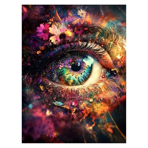 Auge Malen Nach Zahlen Erwachsene, Malen Nach Zahlen auf Leinwand mit Pinsel und Acrylfarben 55x40 cm DIY Basteln Erwachsene Leinwand Bilder PflanZen für Deko Wohnzimmer Geschenke für Frauen LSJ-6436 Auge Malen Nach Zahlen Erwachsene, Malen Nach Zahlen auf Leinwand mit Pinsel und Acrylfarben 55x40 cm DIY Basteln Erwachsene Leinwand Bilder PflanZen für Deko Wohnzimmer Geschenke für Frauen LSJ-6436 von LUESSJAO