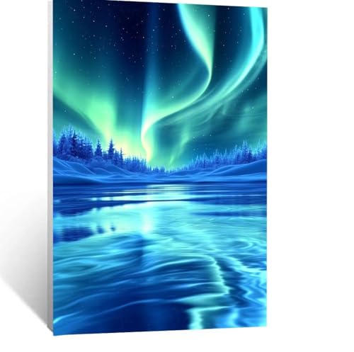 Aurora Malen Nach Zahlen Erwachsene, Malen nach Zahlen auf Leinwand mit Pinsel und Acrylfarben 40 x 55 CM DIY Basteln Erwachsene Leinwand Bilder Winter für Wanddeko Wohnzimmer Geschenke LSJ-2347 Aurora Malen Nach Zahlen Erwachsene, Malen nach Zahlen auf Leinwand mit Pinsel und Acrylfarben 40 x 55 CM DIY Basteln Erwachsene Leinwand Bilder Winter für Wanddeko Wohnzimmer Geschenke LSJ-2347 von LUESSJAO