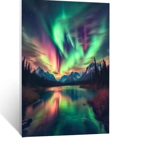 Aurora Malen Nach Zahlen Erwachsene, Malen nach Zahlen auf Leinwand mit Pinsel und Acrylfarben 40x30cm DIY Basteln Erwachsene Leinwand Bilder Schneeberg für Wanddeko Wohnzimmer Geschenke LSJ-3929 Aurora Malen Nach Zahlen Erwachsene, Malen nach Zahlen auf Leinwand mit Pinsel und Acrylfarben 40x30cm DIY Basteln Erwachsene Leinwand Bilder Schneeberg für Wanddeko Wohnzimmer Geschenke LSJ-3929 von LUESSJAO