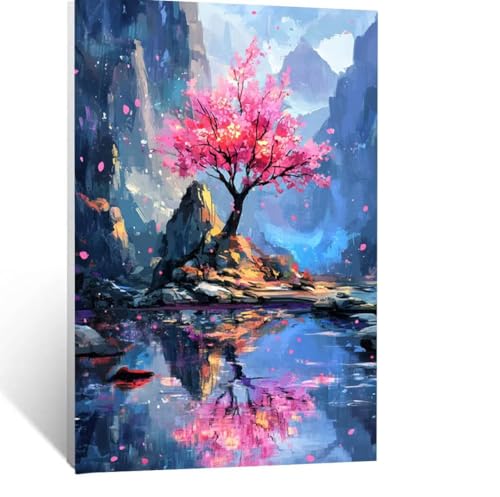 Baum Malen Nach Zahlen Erwachsene, Malen nach Zahlen auf Leinwand mit Pinsel und Acrylfarben 100 x 135cm DIY Basteln Erwachsene Leinwand Bilder Berg für Deko Wohnzimmer Geschenke für Frauen LSJ-0879 Baum Malen Nach Zahlen Erwachsene, Malen nach Zahlen auf Leinwand mit Pinsel und Acrylfarben 100 x 135cm DIY Basteln Erwachsene Leinwand Bilder Berg für Deko Wohnzimmer Geschenke für Frauen LSJ-0879 von LUESSJAO