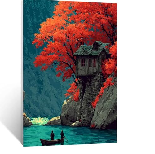 Baum Malen Nach Zahlen Erwachsene, Malen nach Zahlen auf Leinwand mit Pinsel und Acrylfarben 30x40 cm DIY Basteln Erwachsene Leinwand Bilder Landschaft für Wanddeko Wohnzimmer Geschenke LSJ-0167 Baum Malen Nach Zahlen Erwachsene, Malen nach Zahlen auf Leinwand mit Pinsel und Acrylfarben 30x40 cm DIY Basteln Erwachsene Leinwand Bilder Landschaft für Wanddeko Wohnzimmer Geschenke LSJ-0167 von LUESSJAO