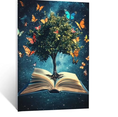 Baum Malen Nach Zahlen Erwachsene, Malen nach Zahlen auf Leinwand mit Pinsel und Acrylfarben 35x50 CM DIY Basteln Erwachsene Leinwand Bilder Schmetterling für Wanddeko Wohnzimmer Geschenke LSJ-3908 Baum Malen Nach Zahlen Erwachsene, Malen nach Zahlen auf Leinwand mit Pinsel und Acrylfarben 35x50 CM DIY Basteln Erwachsene Leinwand Bilder Schmetterling für Wanddeko Wohnzimmer Geschenke LSJ-3908 von LUESSJAO
