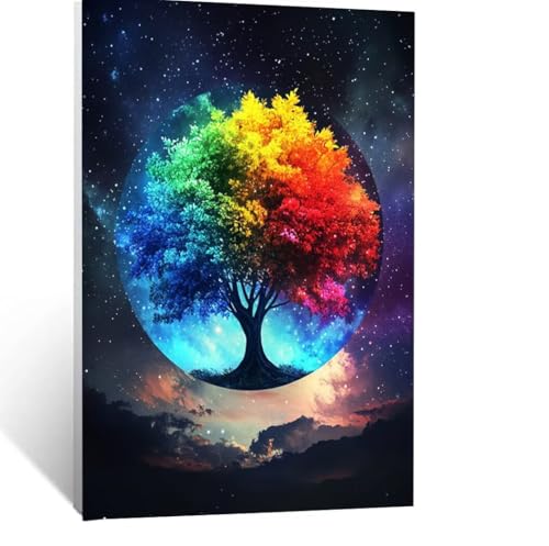 Baum Malen Nach Zahlen Erwachsene, Malen nach Zahlen auf Leinwand mit Pinsel und Acrylfarben 80x60 cm DIY Basteln Erwachsene Leinwand Bilder Sternenhimmel für Wanddeko Wohnzimmer Geschenke LSJ-5385 Baum Malen Nach Zahlen Erwachsene, Malen nach Zahlen auf Leinwand mit Pinsel und Acrylfarben 80x60 cm DIY Basteln Erwachsene Leinwand Bilder Sternenhimmel für Wanddeko Wohnzimmer Geschenke LSJ-5385 von LUESSJAO