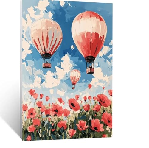 Blume Malen Nach Zahlen Erwachsene, Malen nach Zahlen auf Leinwand mit Pinsel und Acrylfarben 35x50CM DIY Basteln Erwachsene Leinwand Bilder Heißluftballon für Wanddeko Wohnzimmer Geschenke LSJ-7472 Blume Malen Nach Zahlen Erwachsene, Malen nach Zahlen auf Leinwand mit Pinsel und Acrylfarben 35x50CM DIY Basteln Erwachsene Leinwand Bilder Heißluftballon für Wanddeko Wohnzimmer Geschenke LSJ-7472 von LUESSJAO
