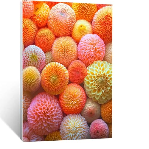 Diamond Painting Erwachsene, DIY Diamant Painting Bilder Blume, Vollbohrer PflanZen Diamant Malerei Malen Nach Zahlen Cross Stickerei Bastelset Erwachsene, für Home Deko Wohnzimmer 60 x 80 cm LSJ7803 von LUESSJAO