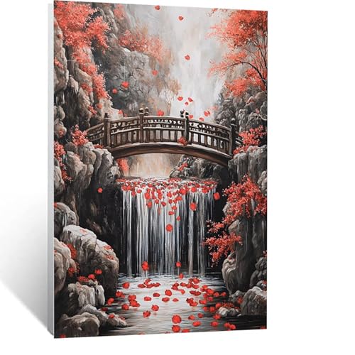 Diamond Painting Erwachsene, DIY Diamant Painting Bilder Brücke, Vollbohrer Landschaft Diamant Malerei Malen Nach Zahlen Cross Stickerei Bastelset Erwachsene, für Home Deko Wohnzimmer 100x135cm 1274 Diamond Painting Erwachsene, DIY Diamant Painting Bilder Brücke, Vollbohrer Landschaft Diamant Malerei Malen Nach Zahlen Cross Stickerei Bastelset Erwachsene, für Home Deko Wohnzimmer 100x135cm 1274 von LUESSJAO