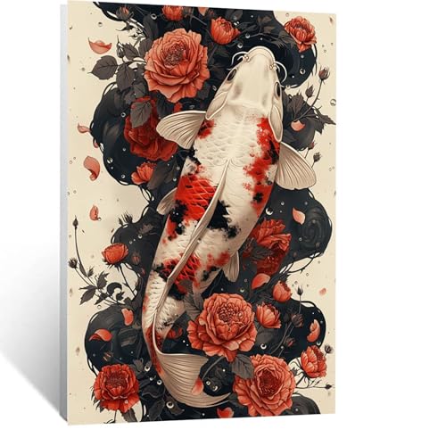 Diamond Painting Erwachsene, DIY Diamant Painting Bilder Fisch, Vollbohrer Blume Diamant Malerei Malen Nach Zahlen Cross Stickerei Bastelset Erwachsene, für Home Wand Deko Wohnzimmer 100x135cm LSJ4889 Diamond Painting Erwachsene, DIY Diamant Painting Bilder Fisch, Vollbohrer Blume Diamant Malerei Malen Nach Zahlen Cross Stickerei Bastelset Erwachsene, für Home Wand Deko Wohnzimmer 100x135cm LSJ4889 von LUESSJAO