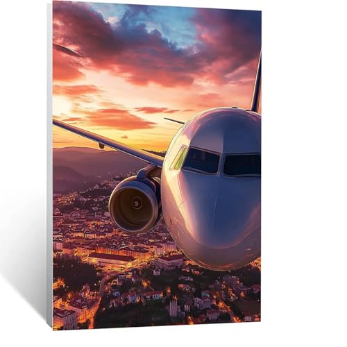 Diamond Painting Erwachsene, DIY Diamant Painting Bilder Flugzeug, Vollbohrer Stadt Diamant Malerei Malen Nach Zahlen Cross Stickerei Bastelset Erwachsene, für Home Wand Deko Wohnzimmer 60x80cm 6331 Diamond Painting Erwachsene, DIY Diamant Painting Bilder Flugzeug, Vollbohrer Stadt Diamant Malerei Malen Nach Zahlen Cross Stickerei Bastelset Erwachsene, für Home Wand Deko Wohnzimmer 60x80cm 6331 von LUESSJAO