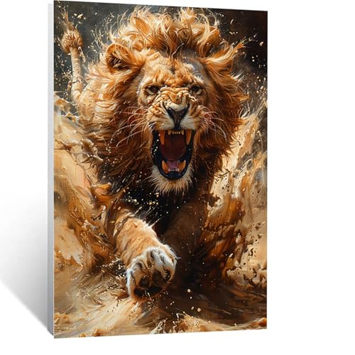 Diamond Painting Erwachsene, DIY Diamant Painting Bilder Löwe, Vollbohrer Tier Diamant Malerei Malen Nach Zahlen Cross Stickerei Bastelset Erwachsene, für Home Wand Deko Wohnzimmer 60x80cm LSJ7802 Diamond Painting Erwachsene, DIY Diamant Painting Bilder Löwe, Vollbohrer Tier Diamant Malerei Malen Nach Zahlen Cross Stickerei Bastelset Erwachsene, für Home Wand Deko Wohnzimmer 60x80cm LSJ7802 von LUESSJAO