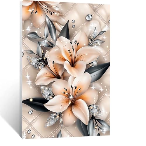 Diamond Painting Erwachsene, DIY Diamant Painting Bilder PflanZen, Vollbohrer Blume Diamant Malerei Malen Nach Zahlen Cross Stickerei Bastelset Erwachsene, für Home Wand Deko Wohnzimmer 30x40cm 4635 Diamond Painting Erwachsene, DIY Diamant Painting Bilder PflanZen, Vollbohrer Blume Diamant Malerei Malen Nach Zahlen Cross Stickerei Bastelset Erwachsene, für Home Wand Deko Wohnzimmer 30x40cm 4635 von LUESSJAO