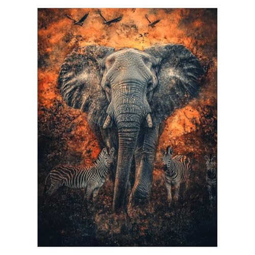 Elefant Malen Nach Zahlen Erwachsene, Malen Nach Zahlen auf Leinwand mit Pinsel und Acrylfarben 40x30Cm DIY Basteln Erwachsene Leinwand Bilder Tier für Wanddeko Wohnzimmer Geschenke für Frauen LSJ6337 Elefant Malen Nach Zahlen Erwachsene, Malen Nach Zahlen auf Leinwand mit Pinsel und Acrylfarben 40x30Cm DIY Basteln Erwachsene Leinwand Bilder Tier für Wanddeko Wohnzimmer Geschenke für Frauen LSJ6337 von LUESSJAO