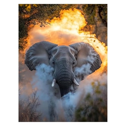Elefant Malen Nach Zahlen Erwachsene, Malen Nach Zahlen auf Leinwand mit Pinsel und Acrylfarben 95x70 CM DIY Basteln Erwachsene Leinwand Bilder Tier für Deko Wohnzimmer Geschenke für Frauen LSJ-3975 Elefant Malen Nach Zahlen Erwachsene, Malen Nach Zahlen auf Leinwand mit Pinsel und Acrylfarben 95x70 CM DIY Basteln Erwachsene Leinwand Bilder Tier für Deko Wohnzimmer Geschenke für Frauen LSJ-3975 von LUESSJAO