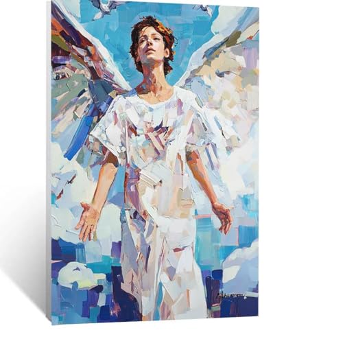 Engel Malen Nach Zahlen Erwachsene, Malen nach Zahlen auf Leinwand mit Pinsel und Acrylfarben 110 x 80 cm DIY Basteln Erwachsene Leinwand Bilder Flügel für Wanddeko Wohnzimmer Geschenke LSJ-0393 Engel Malen Nach Zahlen Erwachsene, Malen nach Zahlen auf Leinwand mit Pinsel und Acrylfarben 110 x 80 cm DIY Basteln Erwachsene Leinwand Bilder Flügel für Wanddeko Wohnzimmer Geschenke LSJ-0393 von LUESSJAO