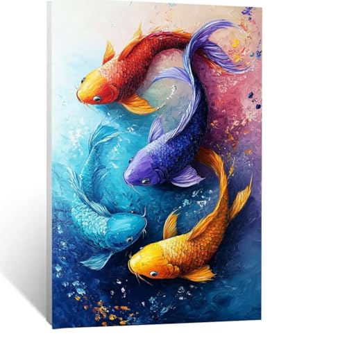 Fisch Malen Nach Zahlen Erwachsene, Malen nach Zahlen auf Leinwand mit Pinsel und Acrylfarben 100 x 150 CM DIY Basteln Erwachsene Leinwand Bilder Tier für Wanddeko Wohnzimmer Geschenke LSJ-6930 Fisch Malen Nach Zahlen Erwachsene, Malen nach Zahlen auf Leinwand mit Pinsel und Acrylfarben 100 x 150 CM DIY Basteln Erwachsene Leinwand Bilder Tier für Wanddeko Wohnzimmer Geschenke LSJ-6930 von LUESSJAO