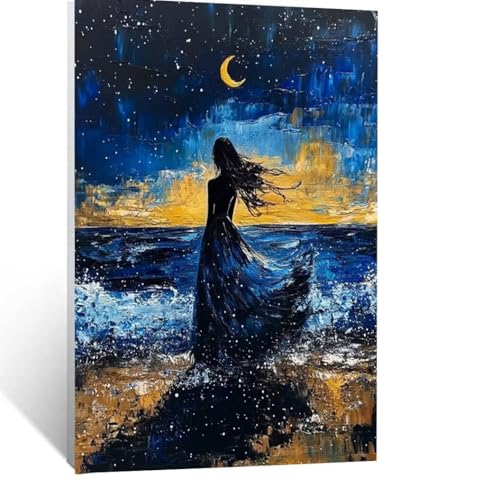 Frau Malen Nach Zahlen Erwachsene, Malen nach Zahlen auf Leinwand mit Pinsel und Acrylfarben 70 x 50 CM DIY Basteln Erwachsene Leinwand Bilder Strand für Deko Wohnzimmer Geschenke für Frauen LSJ-6836 Frau Malen Nach Zahlen Erwachsene, Malen nach Zahlen auf Leinwand mit Pinsel und Acrylfarben 70 x 50 CM DIY Basteln Erwachsene Leinwand Bilder Strand für Deko Wohnzimmer Geschenke für Frauen LSJ-6836 von LUESSJAO