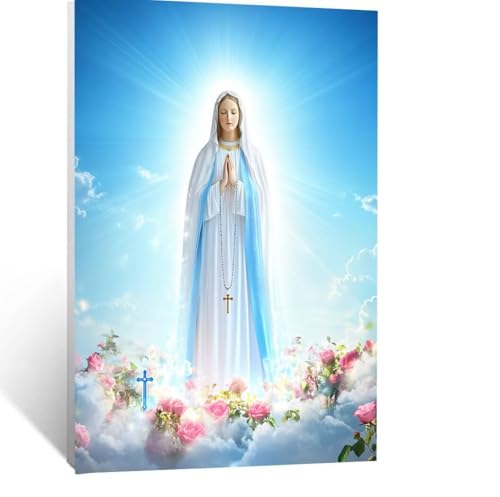 Heilige Mutter Malen Nach Zahlen Erwachsene, Malen nach Zahlen auf Leinwand mit Pinsel und Acrylfarben 40x30 cm DIY Basteln Erwachsene Leinwand Bilder Blume für Wanddeko Wohnzimmer Geschenke LSJ-0233 Heilige Mutter Malen Nach Zahlen Erwachsene, Malen nach Zahlen auf Leinwand mit Pinsel und Acrylfarben 40x30 cm DIY Basteln Erwachsene Leinwand Bilder Blume für Wanddeko Wohnzimmer Geschenke LSJ-0233 von LUESSJAO