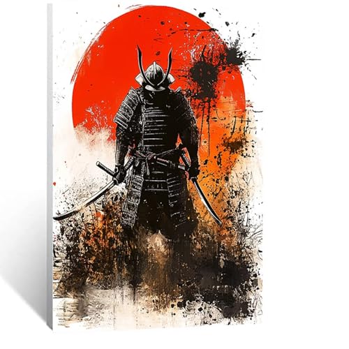 Japan Diamond Painting Katana Diamond Painting Erwachsene Groß XXL 70 x 95cm Vollbohrer Diamanten Malerei Bilder Stickerei Bastelset Erwachsene Kinder Anfänger Home Wanddeko Geschenk für Frauen 8442 von LUESSJAO