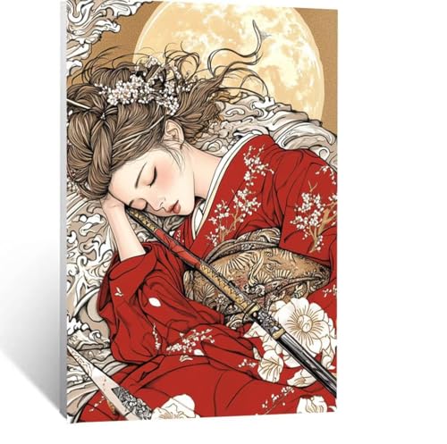 Japan Malen Nach Zahlen Erwachsene, Malen nach Zahlen auf Leinwand mit Pinsel und Acrylfarben 70 x 95 CM DIY Basteln Erwachsene Leinwand Bilder Frau für Deko Wohnzimmer Geschenke für Frauen LSJ-5210 Japan Malen Nach Zahlen Erwachsene, Malen nach Zahlen auf Leinwand mit Pinsel und Acrylfarben 70 x 95 CM DIY Basteln Erwachsene Leinwand Bilder Frau für Deko Wohnzimmer Geschenke für Frauen LSJ-5210 von LUESSJAO