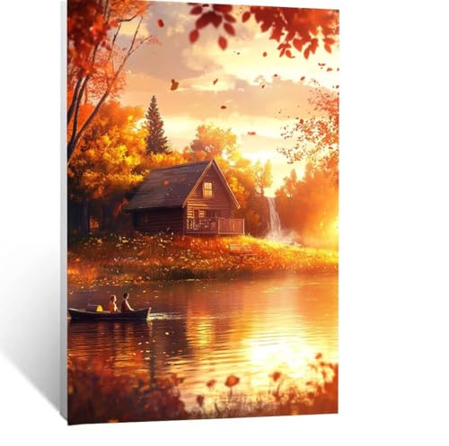 Kabine Malen Nach Zahlen Erwachsene, Malen nach Zahlen auf Leinwand mit Pinsel und Acrylfarben 80x110cm DIY Basteln Erwachsene Leinwand Bilder See für Wanddeko Wohnzimmer Geschenke für Frauen LSJ-0151 Kabine Malen Nach Zahlen Erwachsene, Malen nach Zahlen auf Leinwand mit Pinsel und Acrylfarben 80x110cm DIY Basteln Erwachsene Leinwand Bilder See für Wanddeko Wohnzimmer Geschenke für Frauen LSJ-0151 von LUESSJAO